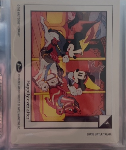 1991 Impel Disney #8 Brave Little Tailor Mickey Mouse — front