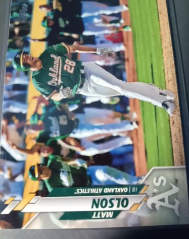 2020 Topps #319 Matt Olson — front