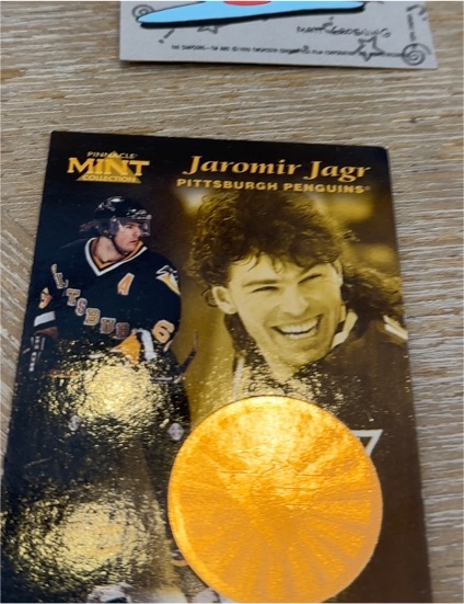 1996-97 Pinnacle Mint #4 Jaromir Jagr — front