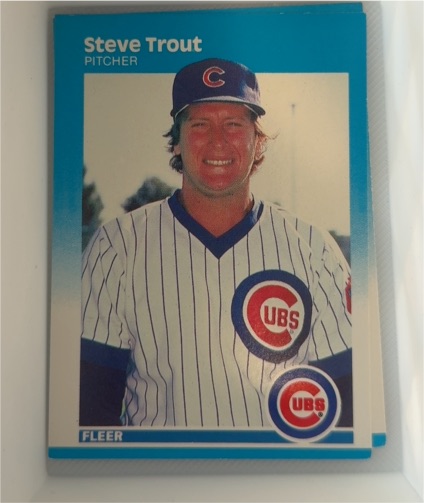1987 Fleer #578 Steve Trout — front