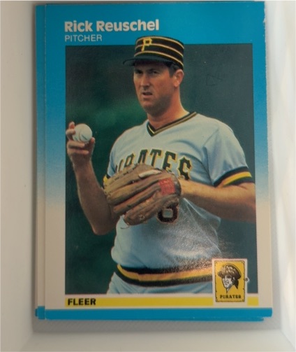 1987 Fleer #619 Rick Reuschel — front