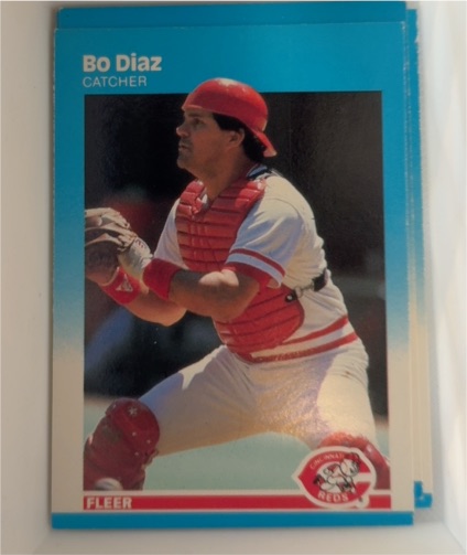 1987 Fleer #200 Bo Diaz — front
