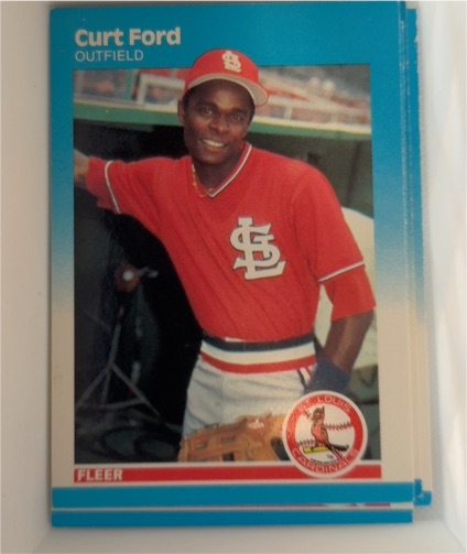 1987 Fleer #294 Curt Ford — front