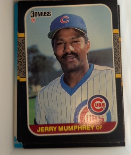 1987 Donruss #87 Jerry Mumphrey — front