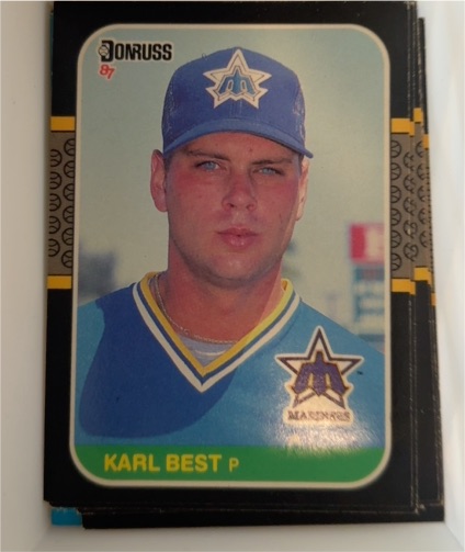 1987 Donruss #198 Karl Best — front