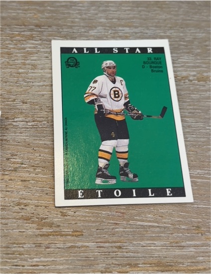 1989-90 O-Pee-Chee #33 Ray Bourque — front