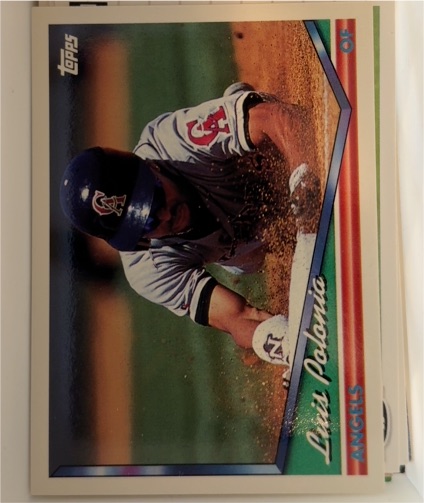 1994 Topps #566 Luis Polonia — front