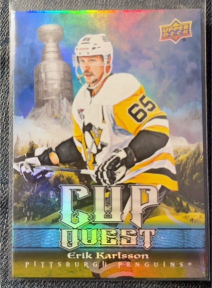 2025-26 Upper Deck Series 1 Cup Quest #CQ-5 Erik Karlsson — front