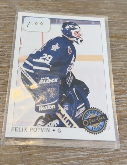 1992-93 O-Pee-Chee Premier #114 Felix Potvin — front