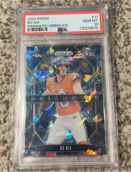 2024 Panini Prizm #11 Bo Nix — front