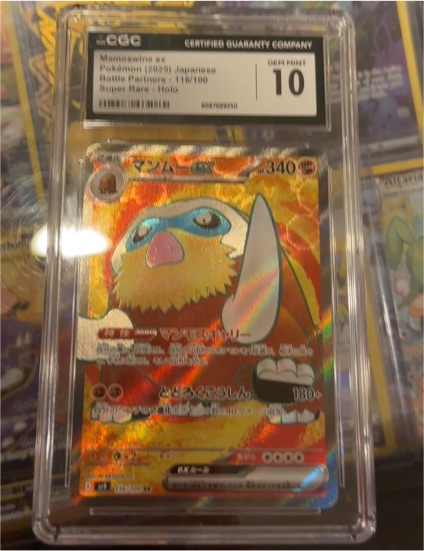 2025 Pokemon SV9 Battle Partners #116 Mamoswine ex — front