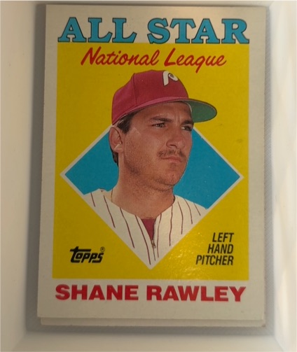 1988 Topps #406 Shane Rawley — front