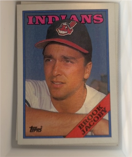 1988 Topps #555 Brook Jacoby — front