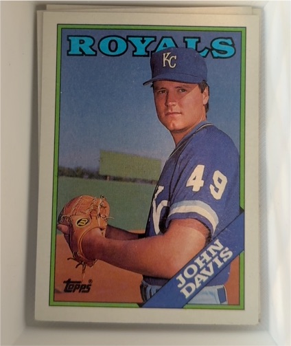 1988 Topps #672 John Davis — front