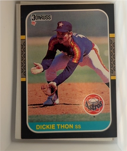1987 Donruss #261 Dickie Thon — front