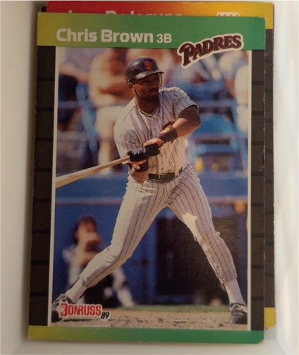 1989 Donruss #183 Chris Brown — front