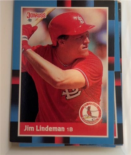 1988 Donruss #540 Jim Lindeman — front