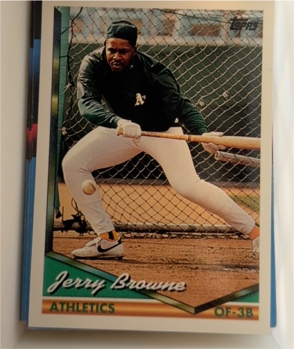 1994 Topps #624 Jerry Browne — front