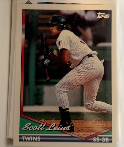 1994 Topps #517 Scott Leius — front