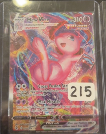 2021 Pokemon TCG Fusion Strike #269 Mew VMAX — front