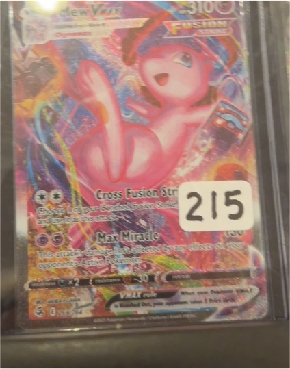 2021 Pokémon TCG SWSH08: Fusion Strike #114 Mew VMAX — front