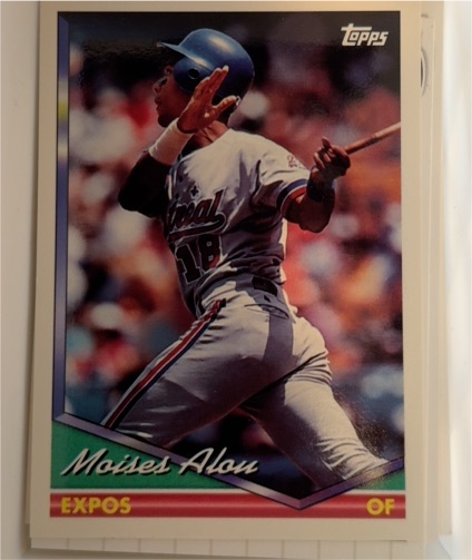 1994 Topps #50 Moises Alou — front