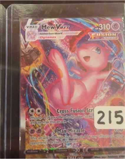 2021 Pokémon Sword & Shield Fusion Strike #269 Mew VMAX — front