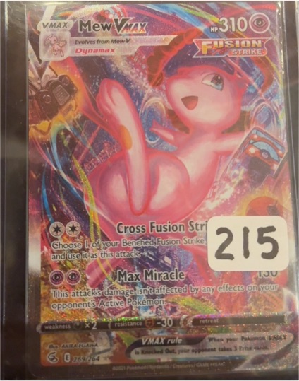 2021 Pokémon Fusion Strike #269/264 Mew VMAX — front