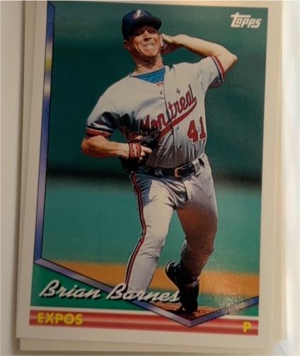 1994 Topps #694 Brian Barnes — front