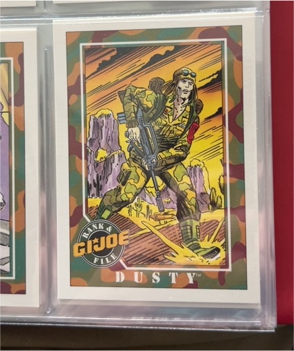 1991 Impel GI Joe #21 Dusty — front