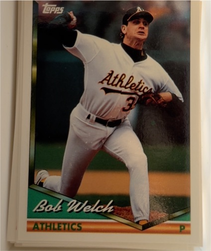 1994 Topps #521 Bob Welch — front