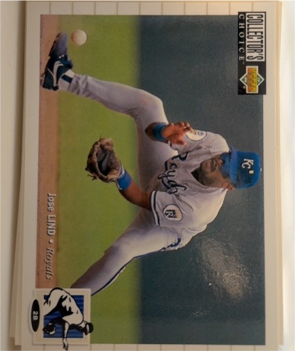 1994 Upper Deck Collector's Choice #176 Jose Lind — front
