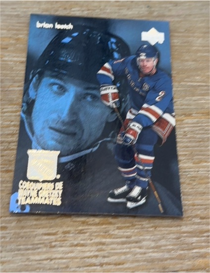 1998-99 Upper Deck McDonald's Wayne Gretzky Teammates #T4 Brian Leetch — front