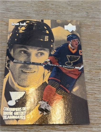 1998-99 Upper Deck Ice McDonald's #T5 Brett Hull — front