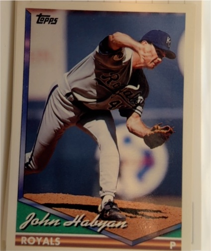 1994 Topps #614 John Habyan — front