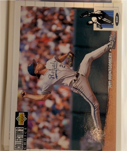 1994 Upper Deck Collector's Choice #210 Jeff Montgomery — front