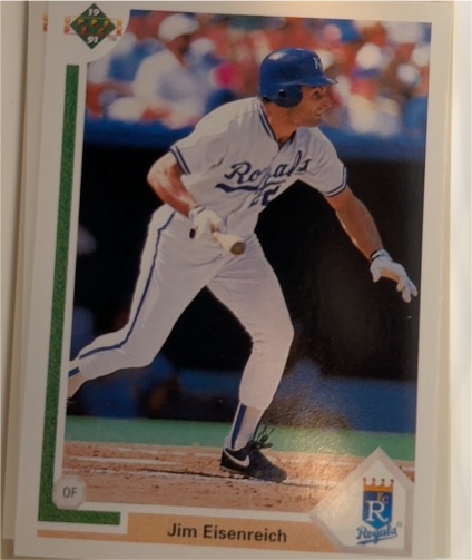 1991 Upper Deck #658 Jim Eisenreich — front