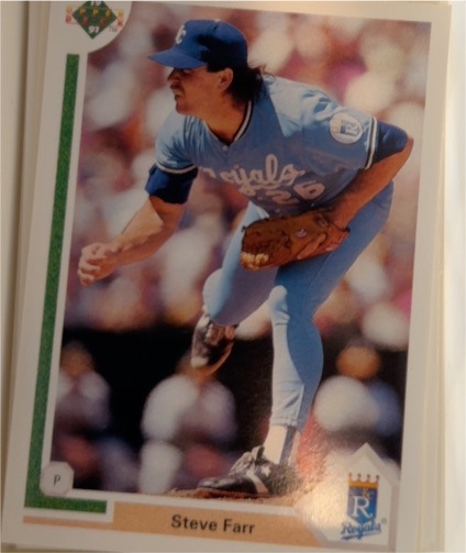 1991 Upper Deck #660 Steve Farr — front