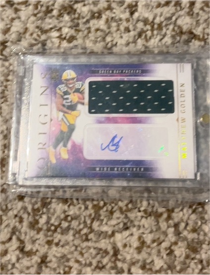 2025 Panini Origins #RJJ-MGN Matthew Golden — front