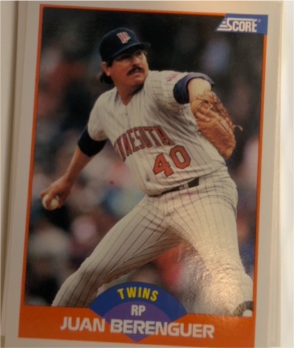 1989 Score #482 Juan Berenguer — front