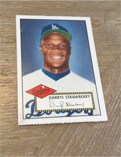 1991 Topps Magazine #TM 33 Darryl Strawberry — front