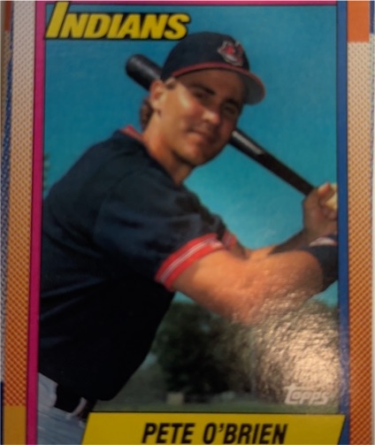 1990 Topps #265 Pete O'Brien — front
