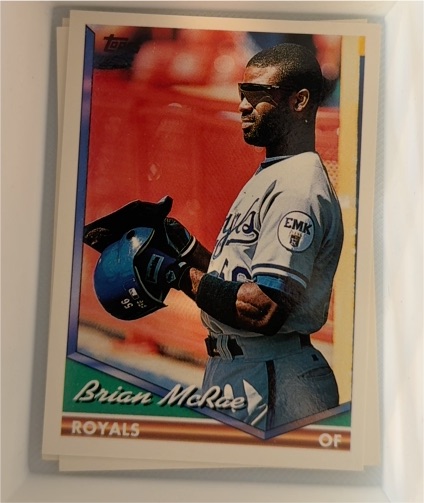 1994 Topps #425 Brian McRae — front