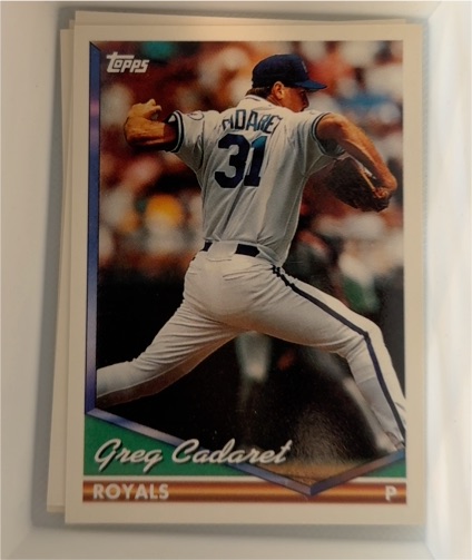 1994 Topps #303 Greg Cadaret — front