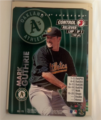 2001 MLB Showdown #053 Mark Guthrie — front