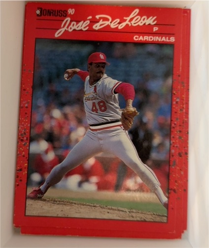 1990 Donruss #536 Jose DeLeon — front