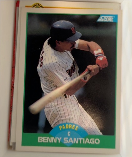 1989 Score #4 Benny Santiago — front