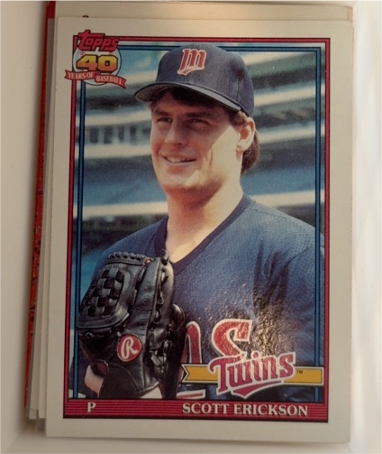 1991 Topps #234 Scott Erickson — front