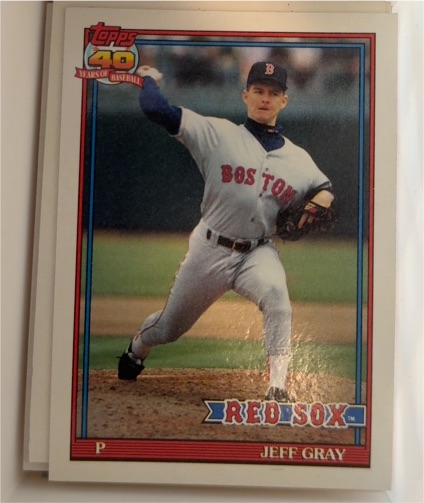 1991 Topps #731 Jeff Gray — front