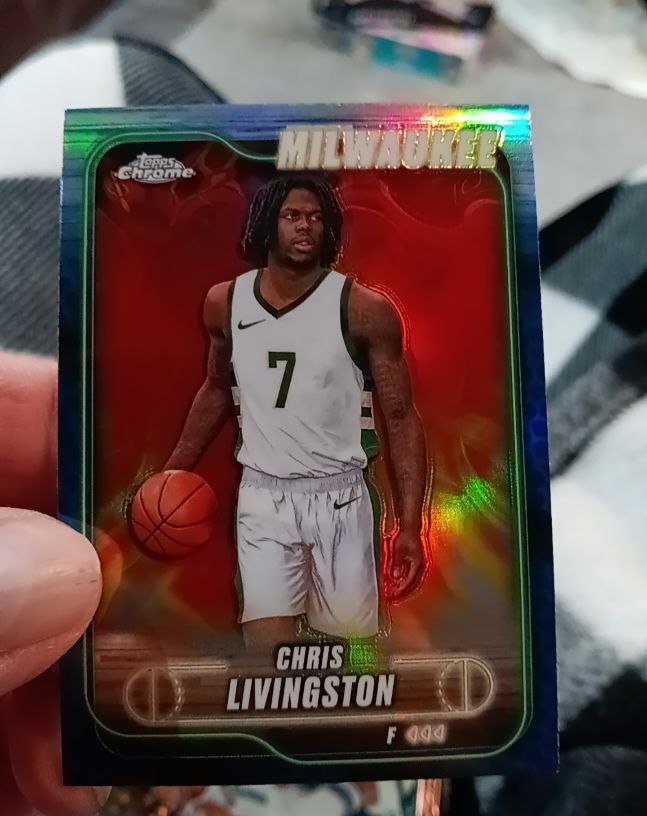 2024-25 Topps Chrome #70 Chris Livingston — front
